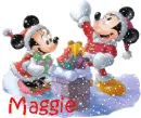 Maggie-Christmas Mickey & Minnie