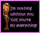 i'm nothing without you