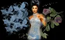 flores y mariposas