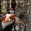 on the lake