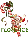 MOUSE WITH CANDY CANE