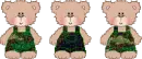 Camo Bears