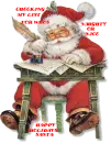 SANTA CHECKING HIS LIST