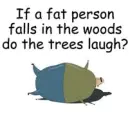 Fat Person Falls