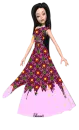 girl in flower dress