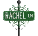 street sign rachel LN
