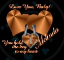 YOU HOLD THE KEY TO MY HEART-MELINDA