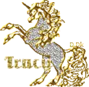 tracy's gold unicorn