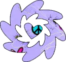 groovy peace heart