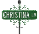 street sign christina LN