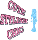 cute stylish chick