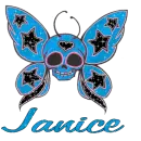 Janice Butterfly Skull