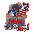 USA bear with Denise name