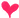 small pink heart