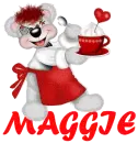 Maggie- teddy with coffee