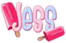pink blue popcicles jess
