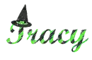 Tracy w/witch hat