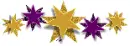 Purple and Mustard Stars