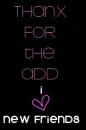 Thanks for the add