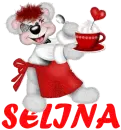 Selina- teddy with coffee