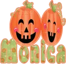 Monica laughing pumpkins