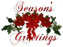 Season's Greetings poinsettia