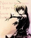 Nice to meet you