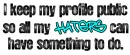 Hateeers!!