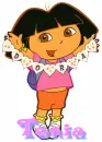 Dora the Explorer with Tonia
