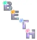 Beth with flowers