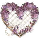 Roni heart and flowers