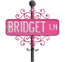 hot pink street sign bridget LN