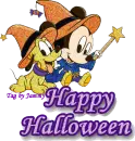 Baby Pluto & Mickey: Happy Halloween