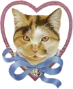 blue bow