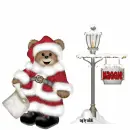 Xmas bear with pole and Maggie name 2
