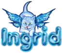 Angel cat Ingrid