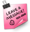 leave a message