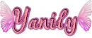 Yanily... pink butterfly