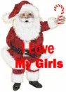 Santa I Love My Girls