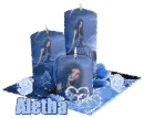 Candle Mystic Lady Blue - Aletha