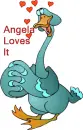 Bird-Angela Loves It