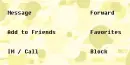 yellow contact table