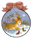 tracy deer ornament