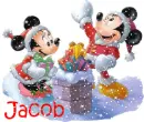 Jacob-Christmas Mickey & Minnie