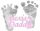 Alexis's Daddy Footprints