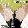 Glass is hard