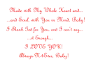 Words from the Heart