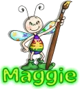 Bee painter Maggie