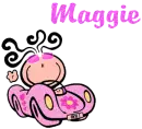Pink car Maggie