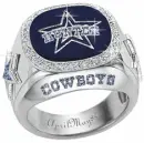 dallas cowboys blue diamond ring hunter
